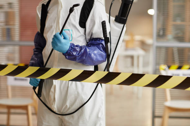 Professional Biohazard technician working in Bertram, TX